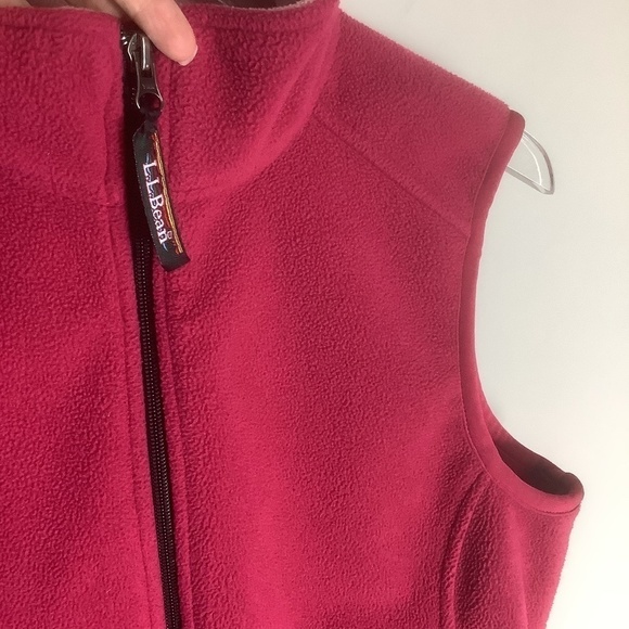 L.L.Bean Women's Coral Fleece Vest M - Picture 2 of 11